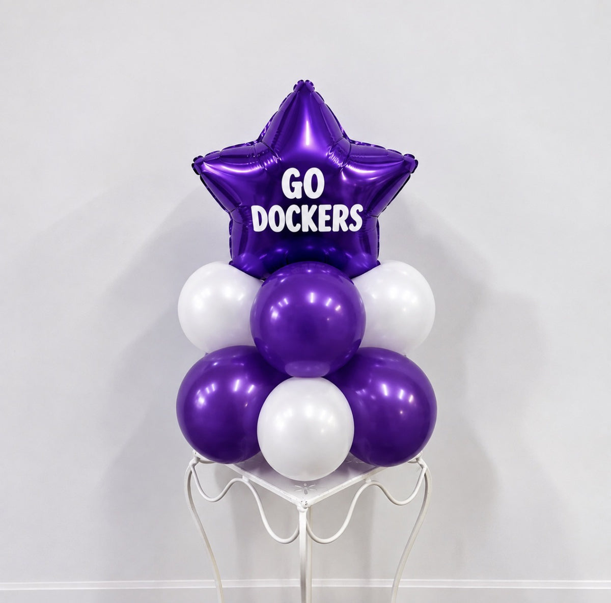 Puffball Table Centrepiece “Go Dockers”