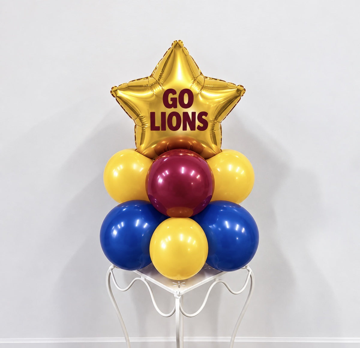 Puffball Table Centrepiece “Go Lions”