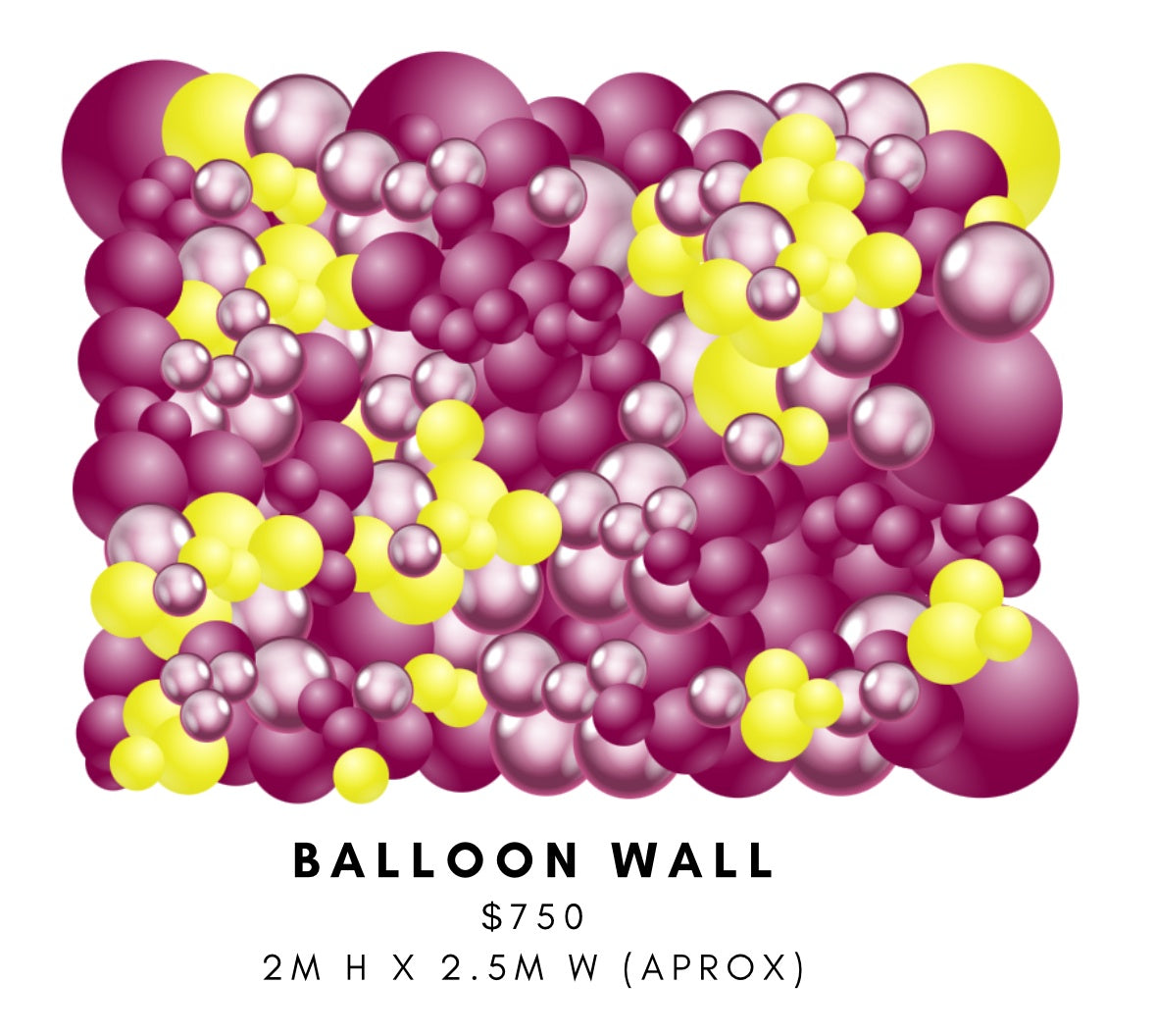 Broncos Balloon Wall Backdrop