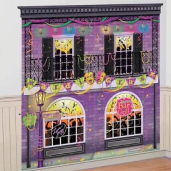 Scene Setter Wall Decorating Kit Mardi Gras