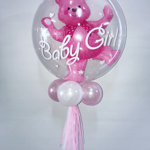 Double Bubble Baby Bear Balloon