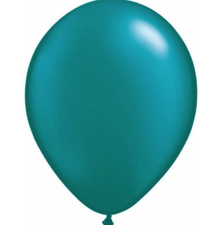 Pearl Teal Latex Balloons Pack of 25