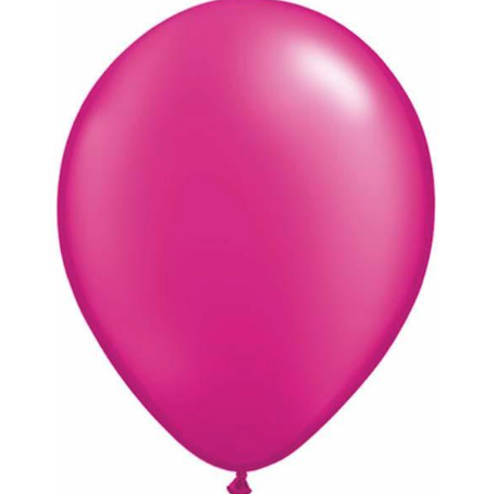 Pearl Magenta Latex Balloons Pack of 25