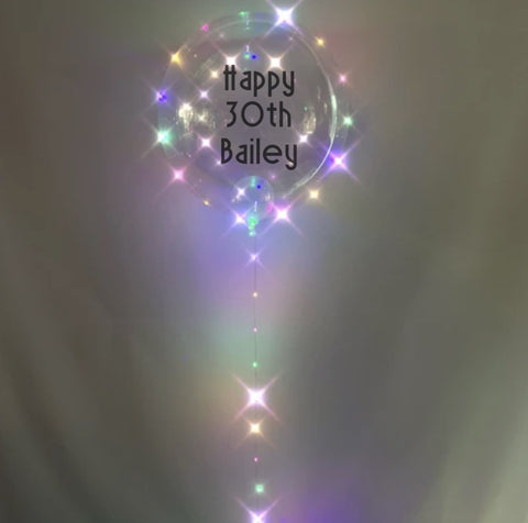 Personalised Light Up Balloon