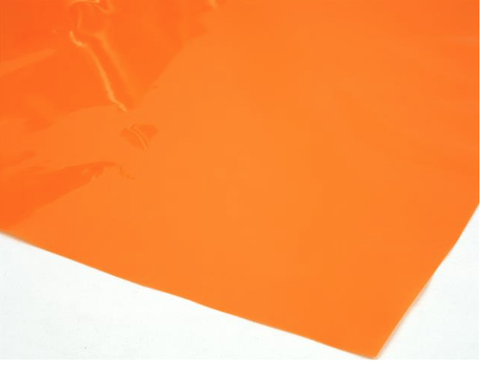 Cellophane Sheet Solid Colour Orange