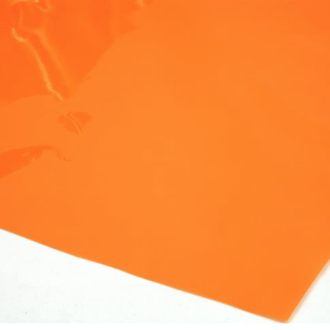 Cellophane Sheet Solid Colour Orange