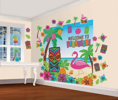 Wall Decorating Kit Mega Value Tropical