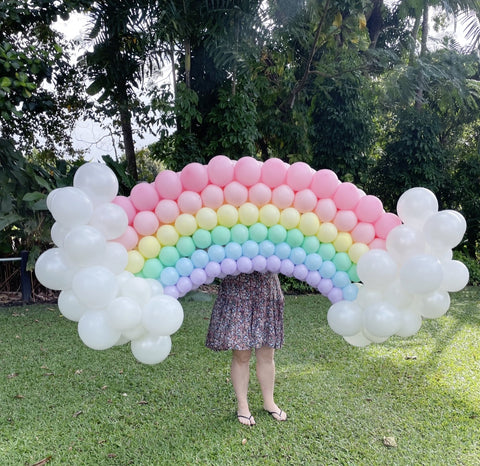Rainbow Balloon Sculpture