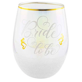 Stemless Wine Glass - Bride To Be