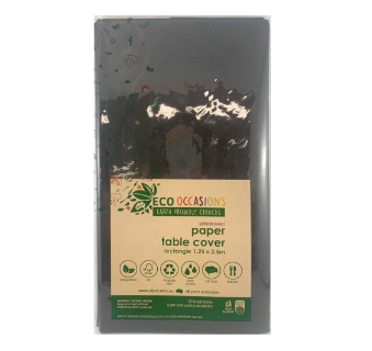 Tablecloth Paper Rectangle Black