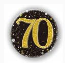Badge Black Gold: 70