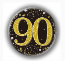 Badge Black Gold: 90