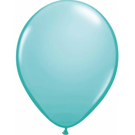 Fashion Caribbean Blue Latex Balloons Pack of 25