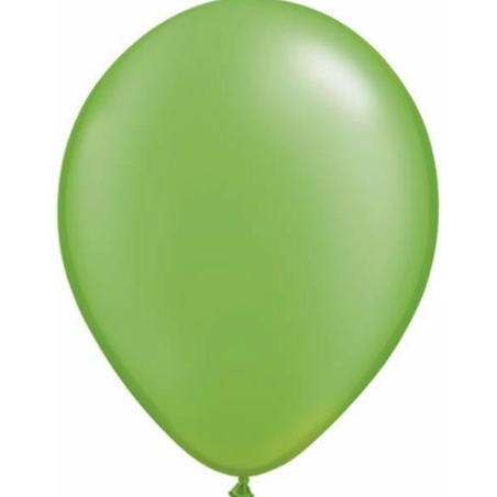 Pearl Lime Green Latex Balloons Pack of 25