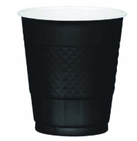 Plastic Cup Extra Large Black 355ml