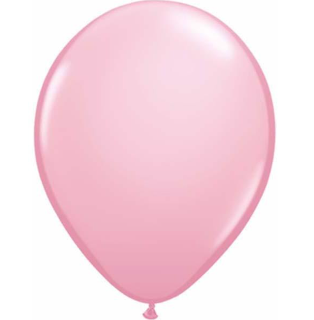 Standard Light Pink Latex Balloons Pack of 25