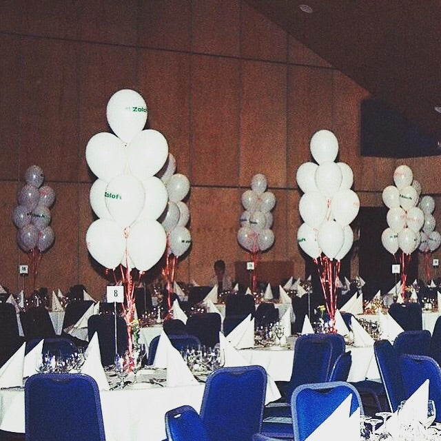 10 Balloon Bouquet with Hi-Float