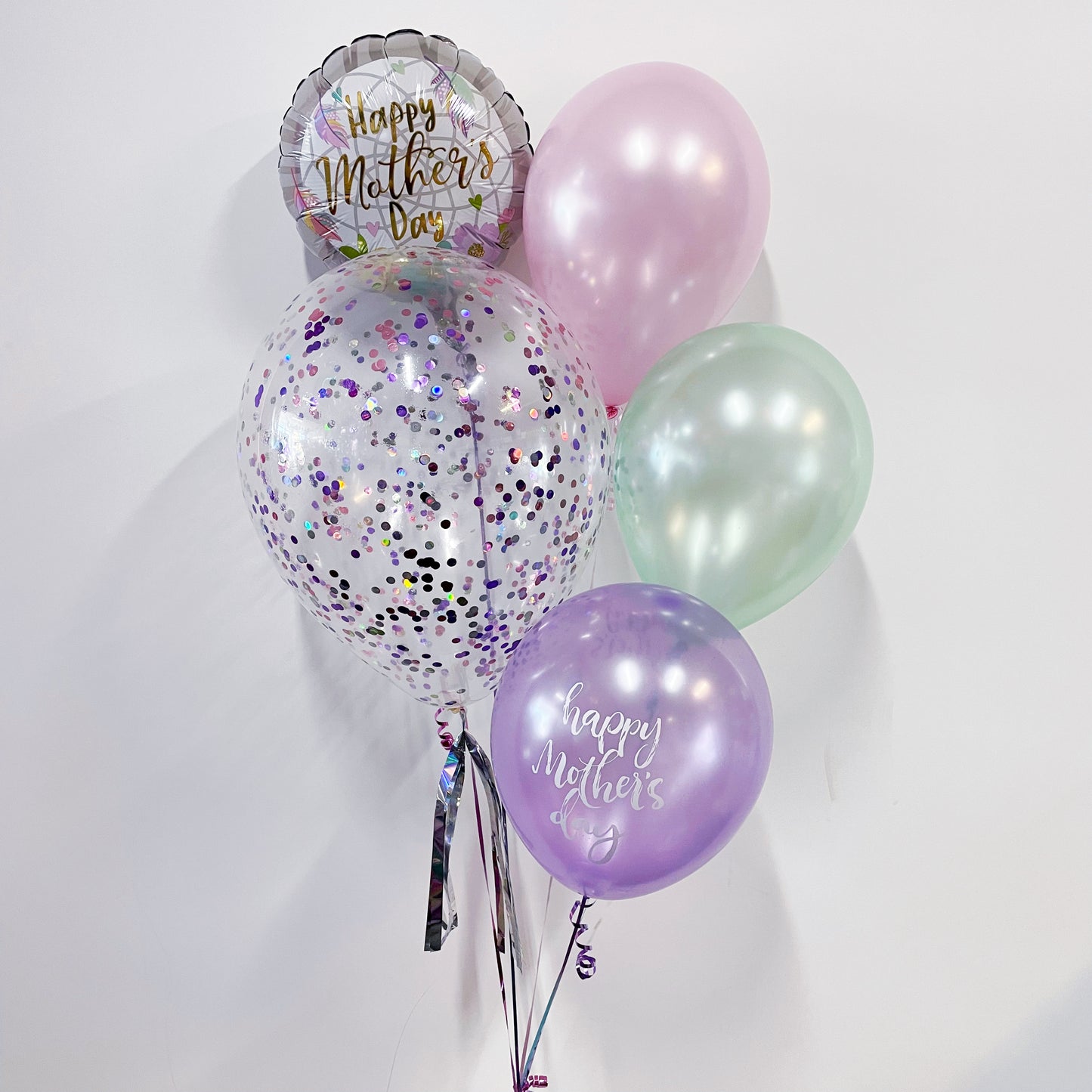 Mother's Day Confetti and Foil Bouquet