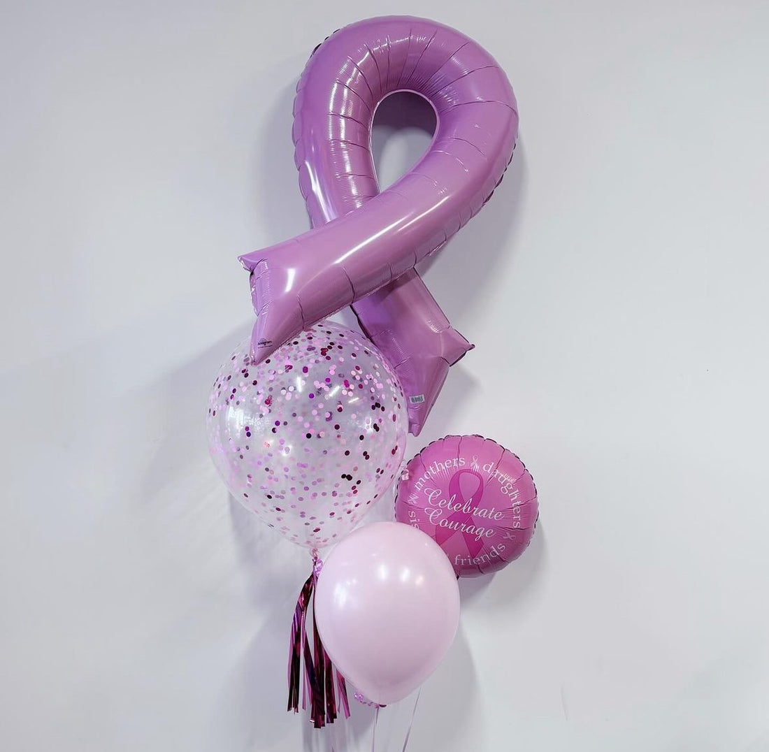 Supporting Breast Cancer Awareness with Pink Ribbon Balloons