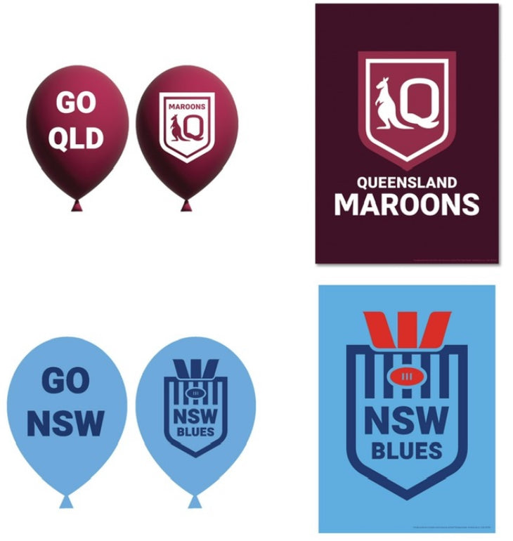 Celebrating State of Origin with Balloons Etc!