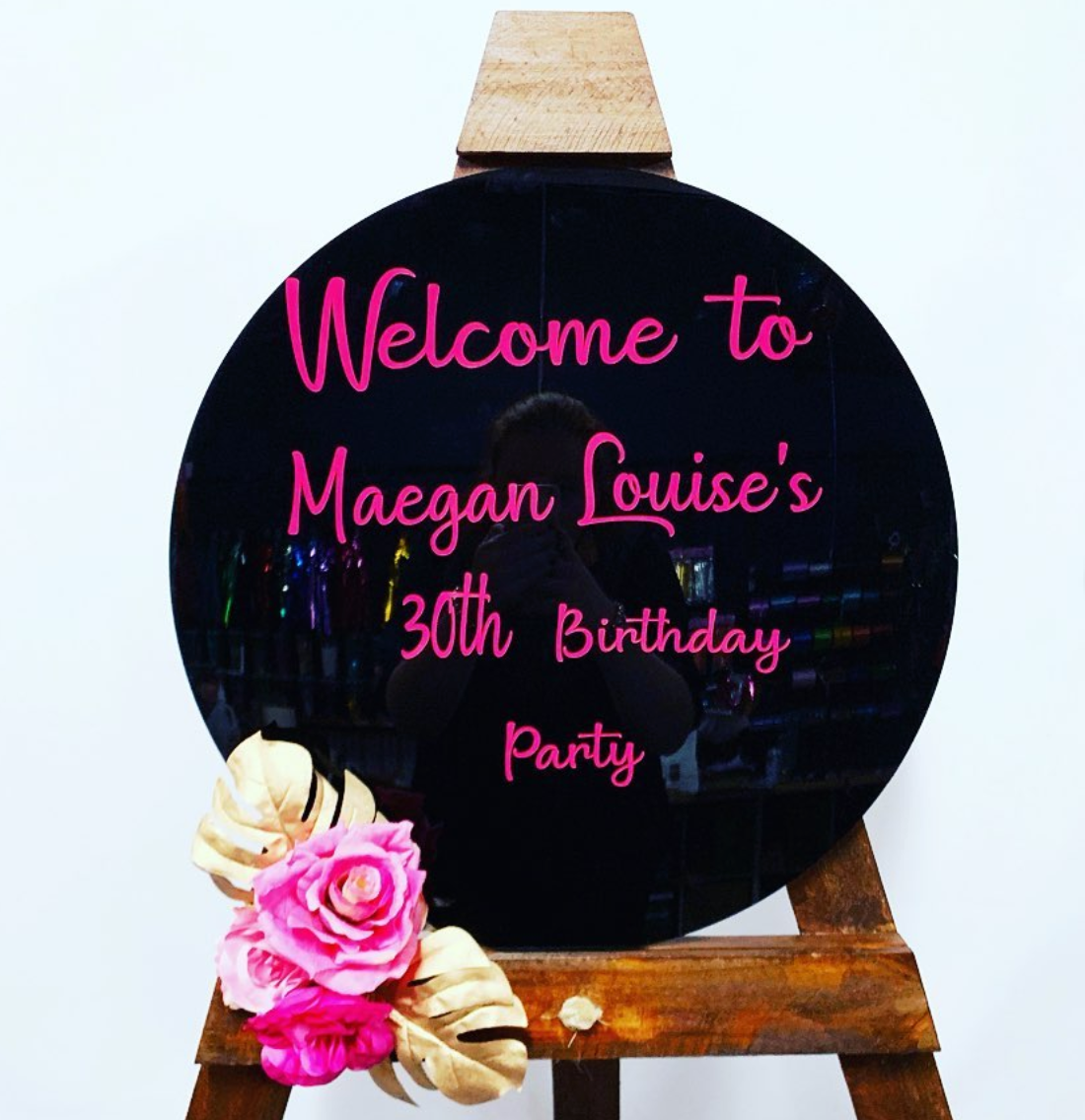 Acrylic Disk Signs – Balloons Etc