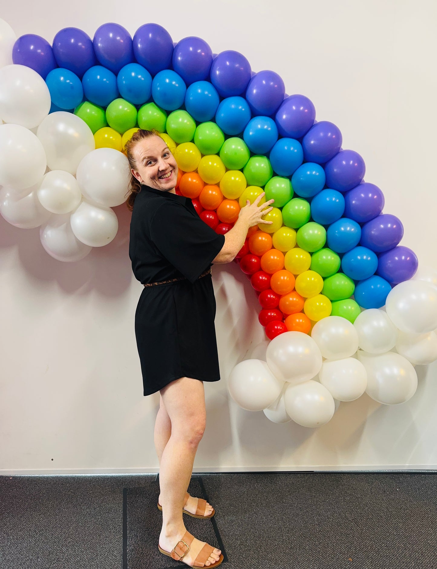 Rainbow Balloon Sculpture
