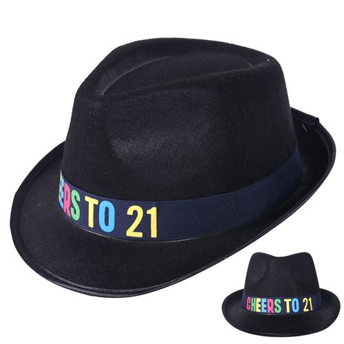 21 Birthday Fedora Hat