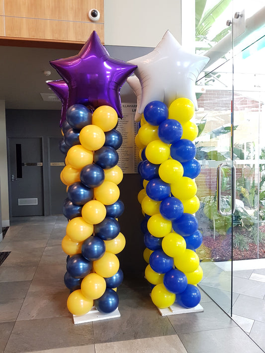 Column with Jumbo Star Topper