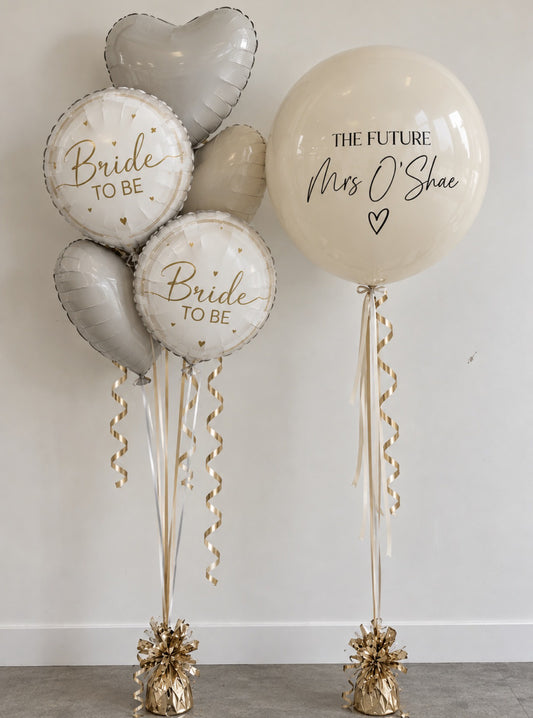 Personalised Bride To Be Celebration Set