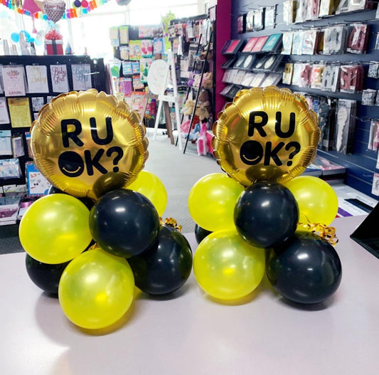 RU OK Day Puffball Centrepiece