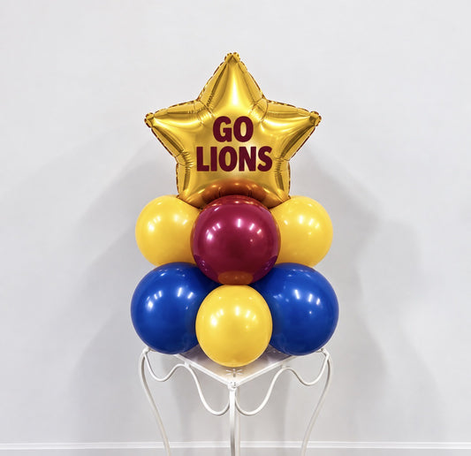 Puffball Table Centrepiece “Go Lions”