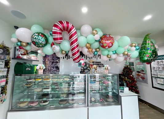 3m Christmas Balloon Garland with Foil Balloon Accents