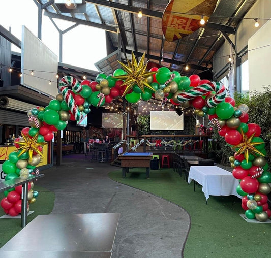 Bells and Whistles Christmas Garland Arch