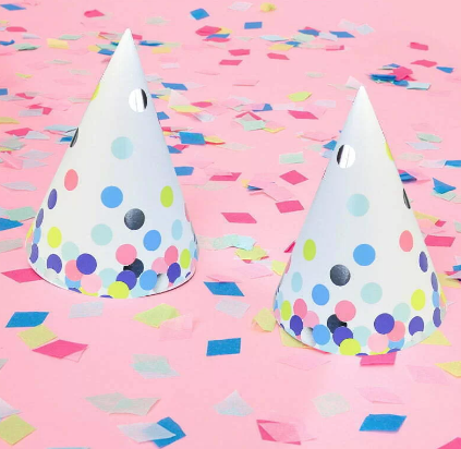 Polka Dot Party Hats