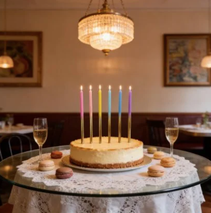 Candles Pastel Ombre & Gold