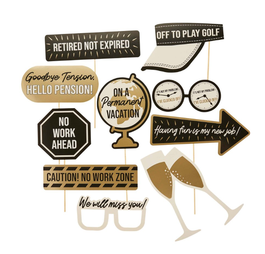 Photo Props - Retirement
