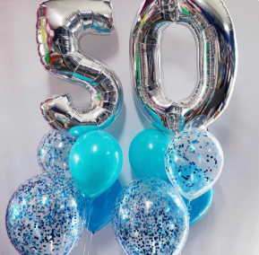 Sparkling Megaloon Bouquets.