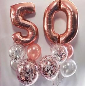 Sparkling Megaloon Bouquets.