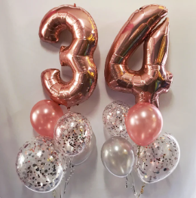Sparkling Megaloon Bouquets.