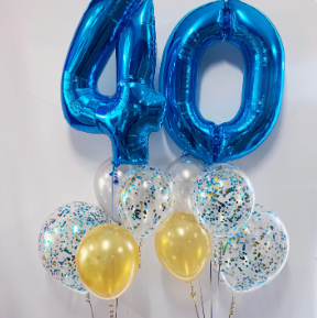 Sparkling Megaloon Bouquets.