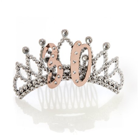 Tiara 30th Rose Gold/Silver