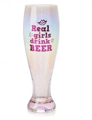 Aurora Pilsner Glass - Real Girls Drink Beer