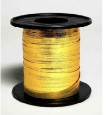 Metallic Curling Ribbon Gold 225m