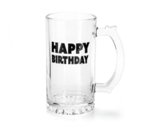 Premium Beer Stein Happy Birthday