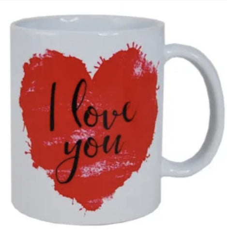 Coffee Mug Red Heart - I love you *arriving 1st week of feb 2024