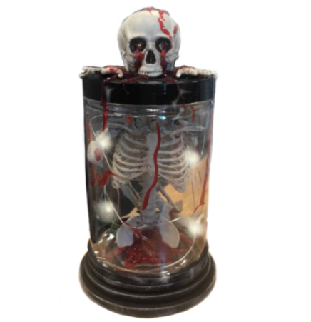 Hell Fire Skeleton - Table Decor
