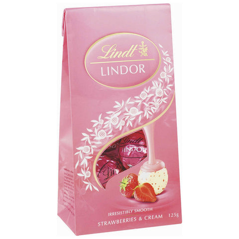 Lindt Lindor Balloons Strawberries and Cream
