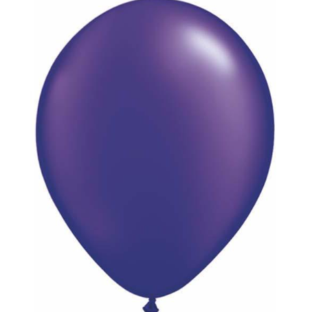 Pearl Quartz Purple Latex Balloons Pack of 25