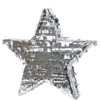 Pinata Metallic Silver Star