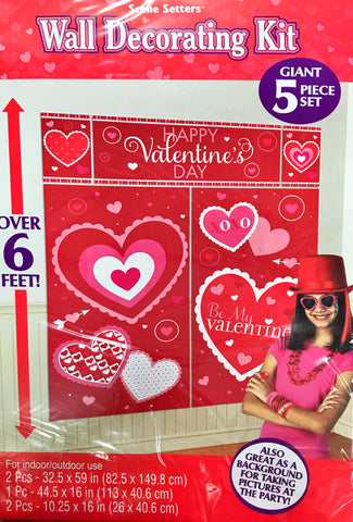 Wall Decorating Kit Happy Valentines Day